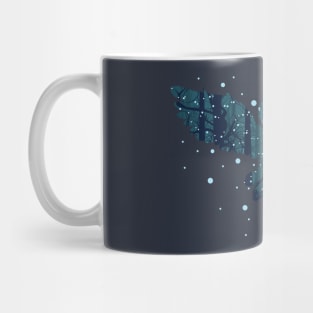 Winter forest owl Mug